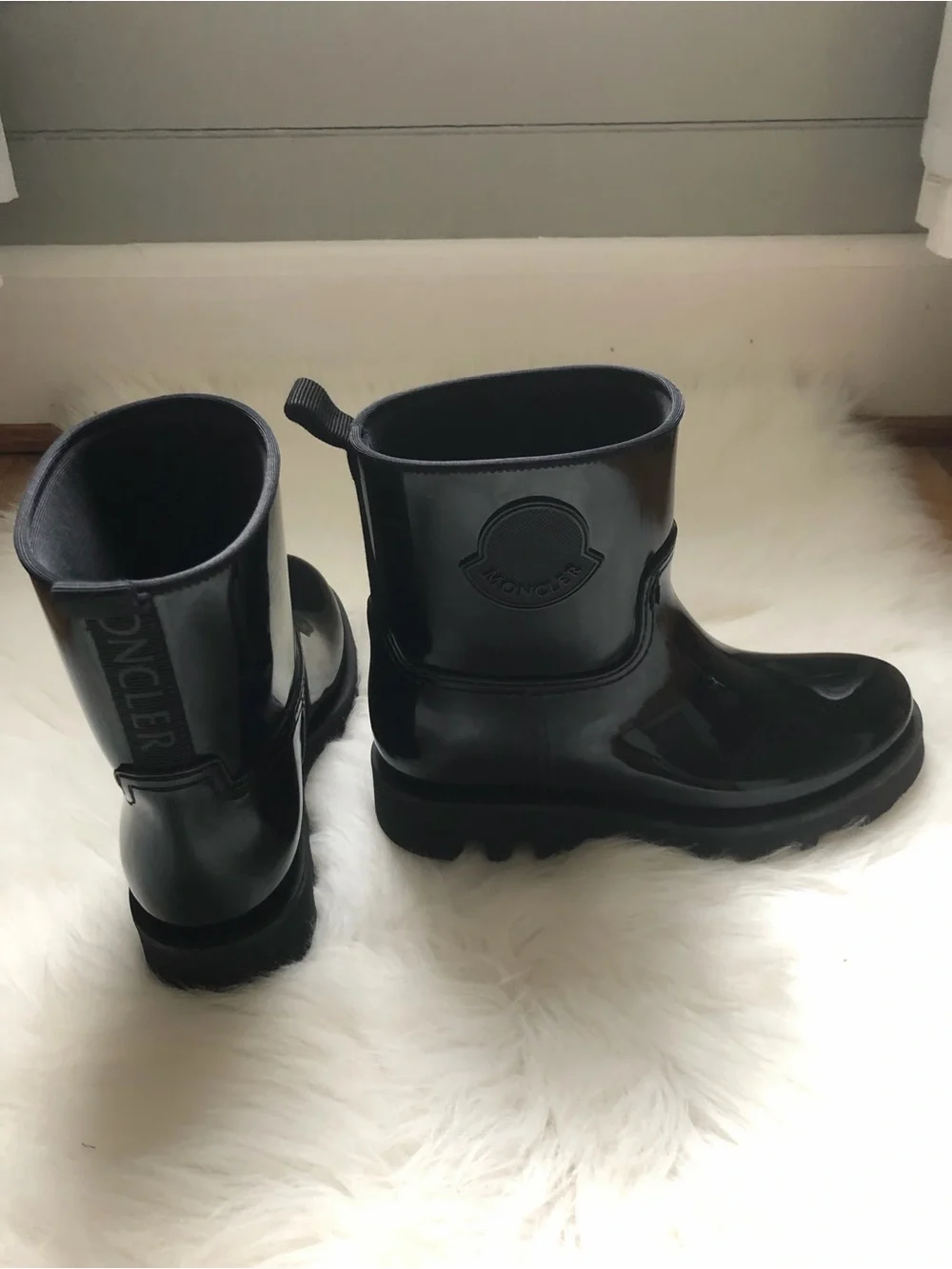 Moncler sz 38 Ginette Rain Boots